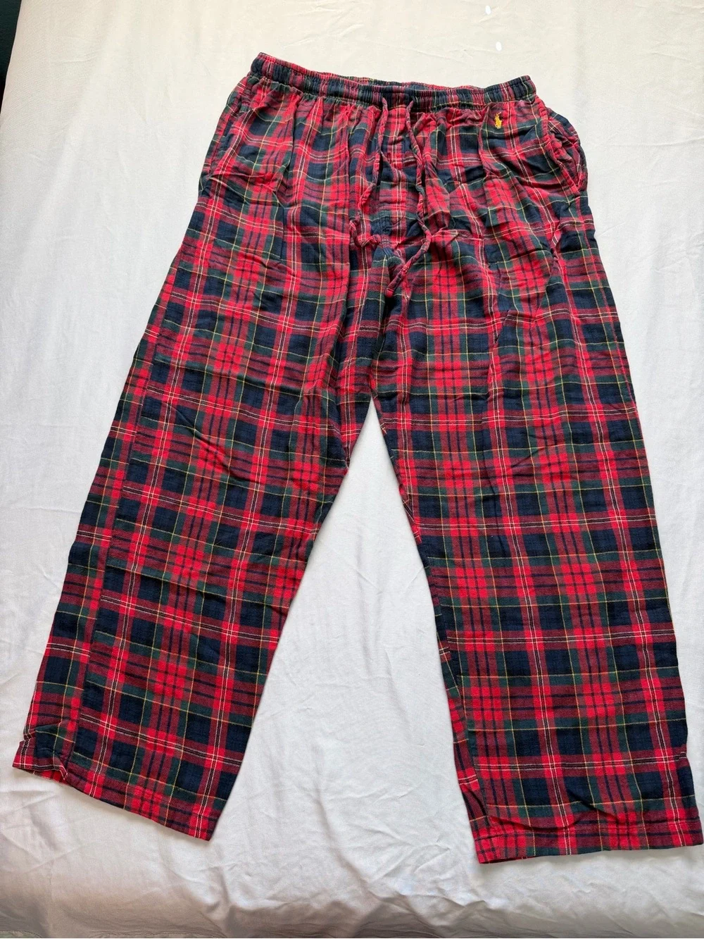 Polo Ralph Lauren Red and Navy Plaid Lounge/ Pajama Pants